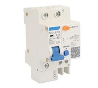 Haofy Disyuntor de Protección de Seguridad contra Fugas a Tierra Altamente Sensible Ideal para Transformación de Redes Rurales, Resistencia a la Oxidación 16A 20A DZ47LE 32 1P+N Disyuntor (12A)