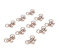 Haofy Divertidos Clips de Papel, 100 Piezas, Bonitas Formas de Bicicleta, Abrazaderas de Metal Inoxidables para Organización de Oficina, Uso Doméstico, Planificación Diaria