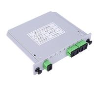 Haofy Divisor óptico de Hoja PLC 1X4, Fuerte Estabilidad de Transmisión para Cableado Doméstico, Módulo Divisor de Fibra óptica SC/