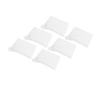 Haofy Divisores de Estantes de Acrílico Ajustables para Estantes de Madera Organizadores de Armario Transparentes de 0,4 a 0,9 Pulgadas de Grosor con Sujeción Segura, Paquete de 6 para Apartamentos