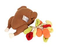 Haofy Dog Snuffle Toy Turquía Turquía Vegetal Interactivo Puppy Training Juega con Función de Sonido Incorporada para la Estimulación Cerebral de Alimentación Lenta