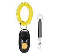 Haofy Dog Whistle Ultrasonic Silent Dog Whistle Clicker Combo para Entrenamiento de Múltiples Piezas Frecuencia Ajustable con Cordón para Perros Gatos de Pájaros Conejos