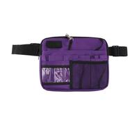Haofy El Médico Suministra la Bolsa de Almacenamiento Enfermera Fanny Pack Multi Compartimentos para El Hospital, Oxford Cloth Wisting Pouch para Enfermeras, Electricistas, Trabajadores (Purple)