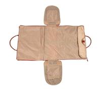 Haofy Elegante Bolso de Viaje para Traje, Bolso de Lona Multifuncional de Cuero PU para Fines de Semana, Fitness, Vacaciones en el Mar (Brown)