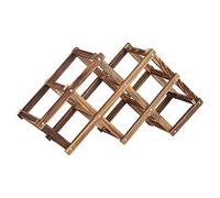 Haofy Elegante Gabinete de Pino para Vino, Soporte Plegable para Vino para el Hogar, Hotel, Oficina, Gabinete de Madera para para el Mejor Sabor del (6PCS)