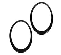Haofy Embellecedor de Faros Delanteros para MINI Clubman F54, Material ABS y PP, Protector de Bisel de Luz Delantera, Compatible con Modelos 2014-2019 (negro brillante)