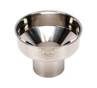 Haofy Embudo de Aceite de Acero Inoxidable, Boca Ancha, Resistente para Transferencias de Líquidos, Embudo Inoxidable para Garaje, Cocina con Pico Equilibrado (Apertura inferior 8CM)