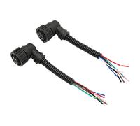 Haofy Enchufe de Arnés de Luz Trasera de Coche, Arnés de Cableado de Luz Trasera de Metal ABS para Relay, Ducato, y Más