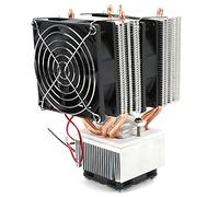 Haofy Enfriador Termoeléctrico de Enfriamiento de Refrigeración Semiconductor Eficiente para Mini Refrigerador de Bricolaje, para Refrigerador de Refrigeración, Aleación de Aluminio + ABS