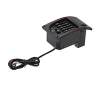 Haofy Equalizador Digital 5 Bandas Acoustic e Gitarte Pickup con Interruptor de Fase para una Mejor Calidad de Sonido para la Guitarra Material de Plástico de PC Negro Amante