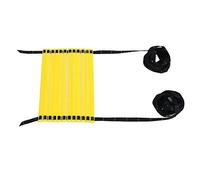 Haofy Escalera de Entrenamiento Ágil con Material de Alta Densidad para Entrenamiento de Velocidad Portátil 6m 12 Peldaños Ideal para Deportes