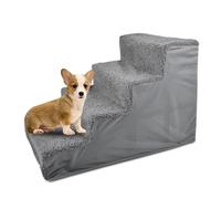 Haofy Escaleras para Perros para Perros Pequeños Pasos de Mascota Rampa con Cubierta Antideslizante Extraíble Lavable para sofá sofá sofá Compacto Seguro