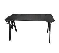 Haofy Escritorio para Juegos Luces LED Elegantes Estructura Robusta para Estudio en el Hogar Patas de Acero 55.12 "x 22.05" Fácil de Ensamblar