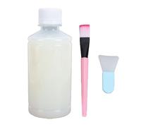 Haofy Esmalte de Arcilla Seco Al Aire, Barniz Brillante de 250 Ml, Evita Grietas, Arañazos, Desgaste para Artesanías de Cerámica, Obras de Arte, Revestimiento Transparente Ignífugo