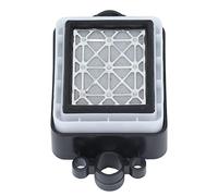 Haofy Estación de Tapado de Doble Cabezal para Impresora, Estación Superior de Tapado de Tapas Duraderas en Blanco+Negro+Plata, ABS+Goma+Acero Inoxidable, Adecuada para Cabezales de Impresión 5.º y