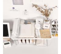 Haofy Estante de Exhibición de Escritorio, Estante de Escritorio y Estantes Fuera de la Superficie, Organizador Multiusos Plegable para Almacenamiento en Dormitorios y Uso Doméstico, de Exhibición