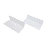 Haofy Estante Flotante, Estante Adhesivo de Acero Al Carbono para Montar en la Pared, 9 Pulgadas, sin Taladro, con Cinta Transparente de Doble Cara, de Almacenamiento para Baño, Cocina, Oficina