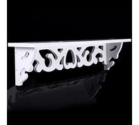 Haofy Estante Flotante Montado en la Pared, Material WPC Perforado Tallado de 12 Pulgadas para Sala de Estar, Dormitorio, Estudio, Solución de Almacenamiento que Ahorra Espacio, Elegante Exhibición de