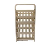 Haofy Estante para Libros de 5 Niveles con Capacidad para 40 Libros con Caja de Papelería Incorporada para Bolígrafos y Suministros, Diseño Compacto y Resistente para el Escritorio del Aula, (Blanco