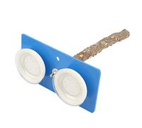 Haofy Estante para Pájaros Montado en la Pared, Duradero para Ducha y Exteriores, Plástico de para Loros, Madera para un Uso Seguro (Zanthoxylum bungeanum)