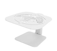 Haofy Estante para Pesaje de café, Altura Ajustable, Resistente Al Agua, Soporte de Báscula de Acero Al Carbono con Diseño Elevado para una Fácil Operación, Protección de la Máquina de café, (Patrón