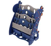 Haofy Estantería de Dibujos Animados para Niños, Estante de Almacenamiento Multicapa para el Hogar, Estante Organizador de Libros para Niños de Gran Capacidad para Uso en Interiores (Blue)