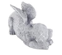 Haofy Estatua Conmemorativa para Mascotas, Escultura de Jardín de Perro ángel para Decoración de Resina Al Aire Libre, Ligera, 7,8 Oz, Ideal para Amantes de Las Mascotas, Jardín Conmemorativo, Uso