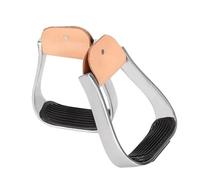 Haofy Estribos Acolchados de Aluminio con Tachuela para Silla de Montar de Caballo Occidental de Moda, Entusiastas de la Equitación