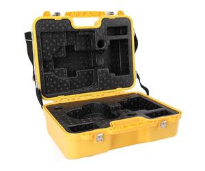 Haofy Estuche de Transporte para Instrumentos Topográficos Juego de Prismas de Estación Total Duradero Caja Organizadora de Almacenamiento para Profesionales en Topografía y Cartografía Amarillo