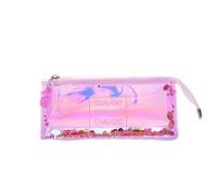Haofy Estuche Duradero con Purpurina con Asa, Estuche Ligero para Materiales de Arte, para Lápices de Acuarela para Niños y Amigos, Material de PVC (STAELIGHT)