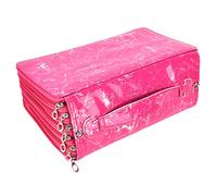 Haofy Estuche Grande con Asa Portátil de 360 Agujeros Bolsa de Almacenamiento Multifunción para Estuche para Bolígrafos Almacenamiento de Papelería Ideal para la Escuela Oficina Artistas Tela