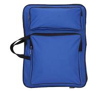 Haofy Estuche para Carpetas, Bolsa de Dibujo Impermeable de Tela Oxford Azul, Estuche Liviano para Portafolios de Arte A3 para Artistas y Estudiantes