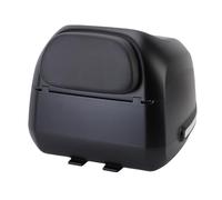 Haofy Estuche Trasero para Motocicleta, Elegante Caja de Almacenamiento Trasera a Prueba de Agua Vintage de 35L para Bicicletas Eléctricas (Black)