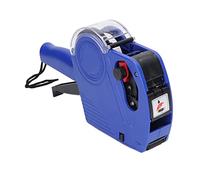 Haofy Etiquetadora Portátil Herramienta Manual de Etiquetado de Precios Azul con 8 Dígitos para Ropa Juguetes Organización de Equipaje Diseño Compacto y Liviano Mide 9.1 X 5.4 X 1.6 Pulgadas Fácil