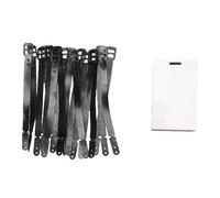 Haofy Etiquetas de Equipaje de Sublimación en Blanco MDF de 2 Caras con Correa Ajustable, Juego de 18 para Identificación de Bolsas de Viaje, Proyectos de Manualidades, Fabricación de Regalos