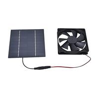 Haofy Extractor de Energía Solar, Ventilador Individual de 10 W con Panel Solar Impermeable para Gallineros, Invernaderos, Cobertizos, Casas para Mascotas, Edificios Pequeños, Uso en Exteriores