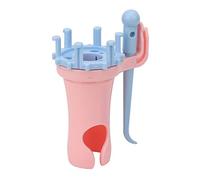 Haofy Fabricante de Cuerdas para Tejer, Herramienta Artesanal, Tejedor de Doble Cabeza con Material Plástico, Ideal para Bufandas y Correas de Tubo de Bricolaje para Artesanos