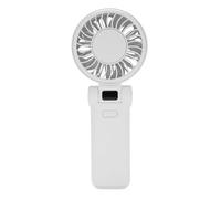 Haofy Fan Personal Plegable de la Fan Silenciosa Ajustable del PDA de 5 Velocidades para el Uso de la Oficina, Batería de Li del Polímero (WHITE)