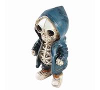 Haofy Figuras de Esqueleto Hechas en Resina, Diseño Realista con Detalles Realistas para Fiestas en Casa, Casa Encantada, Decoración de Escritorio, Celebración de Halloween, Idea de (A)