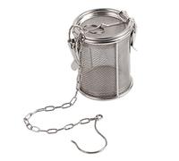 Haofy Filtro de Té de Acero Inoxidable, Colador de Té Reutilizable para Té Suelto Especias y Hierbas, Bola de Especias para Tazas Grandes y Café Ollas, con Malla Fina Cadena y Tapa