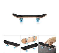 Haofy Fingboards Patineta de los Dedos Mini DifTingboard 5 Capas Madera de Arce con Ruedas de Rodamiento Completamente Cerradas para Adultos Alivio del Estrés (Azul Claro)