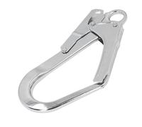 Haofy Forge Gancho de Seguridad para Barra de Refuerzo de Acero de Aleación de Alta Resistencia, Doble Bloqueo, Gancho para Cordón de Protección contra Caídas, Capacidad de Carga de 22 KN para