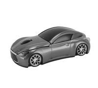 Haofy Forma de Automóvil Ratón Inalámbrico 1600 dpi -Ratica de Gamificación de 2,4 GHz Receptor USB para mí, 2000 Computadoras Portátiles Diseño Ergonómico (Grey)