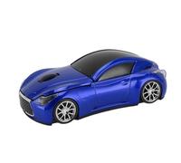 Haofy Forma de Automóvil Ratón Inalámbrico 1600 dpi -Ratica de Gamificación de 2,4 GHz Receptor USB para mí, 2000 Computadoras Portátiles Diseño Ergonómico (Blue)
