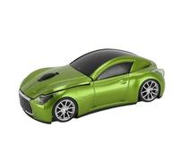 Haofy Forma de Automóvil Ratón Inalámbrico 1600 dpi -Ratica de Gamificación de 2,4 GHz Receptor USB para mí, 2000 Computadoras Portátiles Diseño Ergonómico (Green)