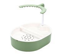 Haofy Fuente Automática para Baño de Pájaros, Lluvia Ajustable en Forma de U