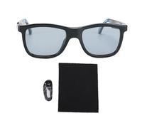 Haofy Gafas Inteligentes con IA, 4 Velocidades, Cambio de Color, Lentes Fotocromáticas Ajustables Al Tacto, Reducción de Ruido de Llamadas, Traducción Bluetooth con IA, 5,98 X 5,71 X (Blue)
