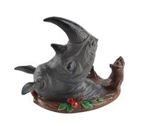 Haofy Gancho de Rinoceronte Dorado Antiguo Colgador de Pared Vintage para Organización del Hogar Diseño que Ahorra Espacio Sostiene Abrigos Llaves Toallas en Dormitorio Cocina Pasillo Baño Material