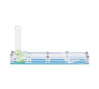 Haofy Granja de Hormigas Acrílicas, Caja de Cría Hidratante Transparente con Torre de Agua de 5,5 X 0,9 X 3,0 Pulgadas, Herramienta Educativa Ligera para Entusiastas y Aulas de Observación Portátil