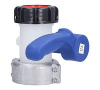 Haofy Grifo de Válvula de Mariposa, Fuerte y Duradero, Resistente a ácidos y álcalis, Adaptador de Tanque de Agua IBC DN50